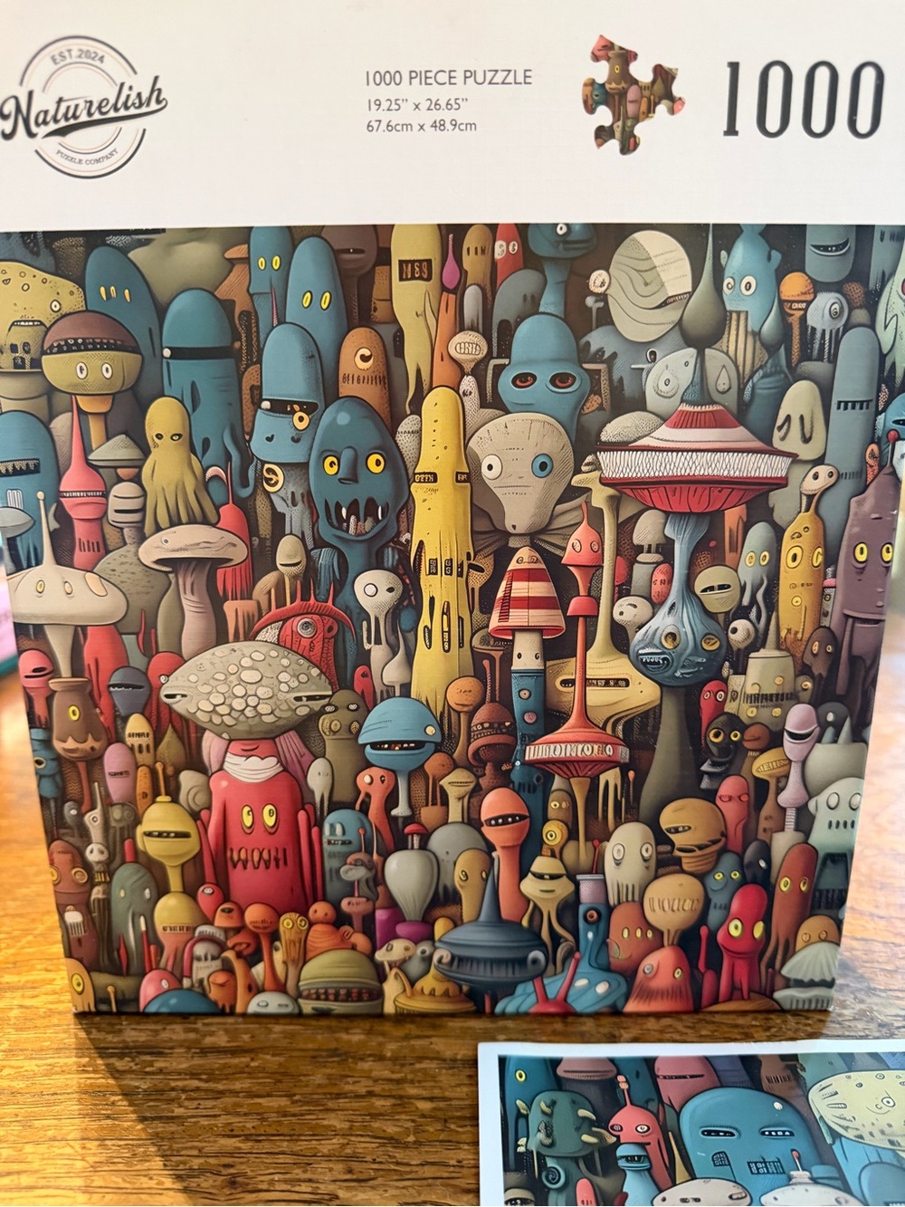 1000-Piece Colorful Characters Puzzle - Picture 3 of 4